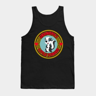 Cute Animal baby skunk grandpa's Little Sticker Love Fritts Tank Top